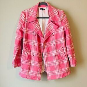 Tailor New York Pink Plaid BlazerJacket Barbie Core Clueless